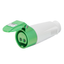 STRAIGHT CONNECTOR - IP44 - 3P 32A 20-25V and 40-50V 100-200HZ - GREEN - 4H - SCREW WIRING thumbnail 1