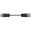 pre-assembled interconnecting cable Eca Socket/plug black thumbnail 1