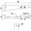 AW30F21 FT Bracket with connection profile B210mm thumbnail 2