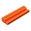 1-conductor male connector CAGE CLAMP® 2.5 mm² orange thumbnail 1