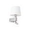 ROOM WHITE WALL LAMP WITH LED READER 2700K thumbnail 2