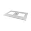 Top plate for OpenFrame, fan, W=1350mm, grey thumbnail 2