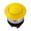 Mushroom push-button, spring-return, yellow thumbnail 1