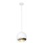LIGHT EYE pendulum lamp w. canopy, ES111, 75W, white/chrome thumbnail 1