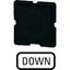 Button plate for push-button, Inscription: DOWN, 25 x 25 thumbnail 6