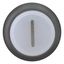 Illuminated pushbutton actuator, RMQ-Titan, Extended, momentary, White, inscribed 1, Bezel: black thumbnail 5