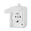 5518-3929 B Socket outlet with earthing contacts, with hinged lid thumbnail 1