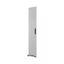 Cable connection area door, ventilated, for HxW = 2000 x 550 mm, IP55, grey thumbnail 2