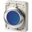 Illuminated pushbutton actuator, RMQ-Titan, flat, momentary, Blue, blank, Front ring stainless steel thumbnail 4