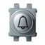 Renova - knob - printed symbol BELL - stainess steel thumbnail 2