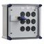 Power enclosure RCCB 63A 300mA + 3x25A+busbar thumbnail 4