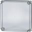Cap, transparent smoky gray, HxWxD=375x375x100mm thumbnail 6
