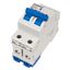 Miniature Circuit Breaker (MCB) AMPARO 10kA, D 2A, 2-pole thumbnail 4