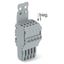 1-conductor female connector Push-in CAGE CLAMP® 1.5 mm² gray thumbnail 4