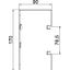 GS-S90170RW Device installation trunking symmetrical 90x170x2000 thumbnail 2